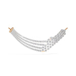 Rose Gold Multi Row Pave Round Lab Grown Diamond Vyxen Mangalsutra