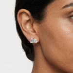 Gold 2Ct Moi Et Toi Lab Grown Diamond Aroa Earrings