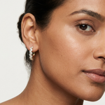 Gold 1 6Ct Auric Lab Grown Diamond Marquis Hoop Earrings