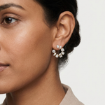 Gold Multi Shape Halo Marquise Lab Grown Diamond Avenor Earring