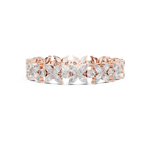 Gold 14Ct Marquise Floral Lab Grown Diamond Cami Bracelet