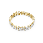 Gold 14Ct Marquise Floral Lab Grown Diamond Cami Bracelet
