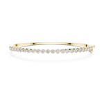 Gold 2Ct Round Classic Lab Grown Diamond Sandrine Bracelet
