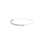 Gold 8Ct Round Lab Grown Diamond Yael Bracelet