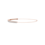 Gold 8Ct Round Lab Grown Diamond Yael Bracelet