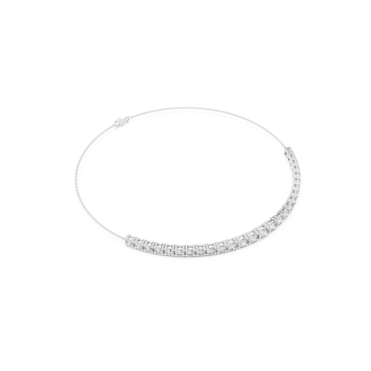 Gold 8Ct Round Lab Grown Diamond Yael Bracelet