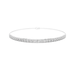 Gold 8Ct Round Lab Grown Diamond Yael Bracelet