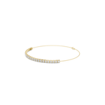 Gold 8Ct Round Lab Grown Diamond Yael Bracelet