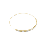 Gold 8Ct Round Lab Grown Diamond Yael Bracelet