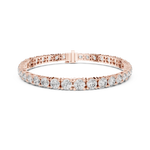 Gold 13 Ct Round Lab Grown Diamond Toine Bracelet