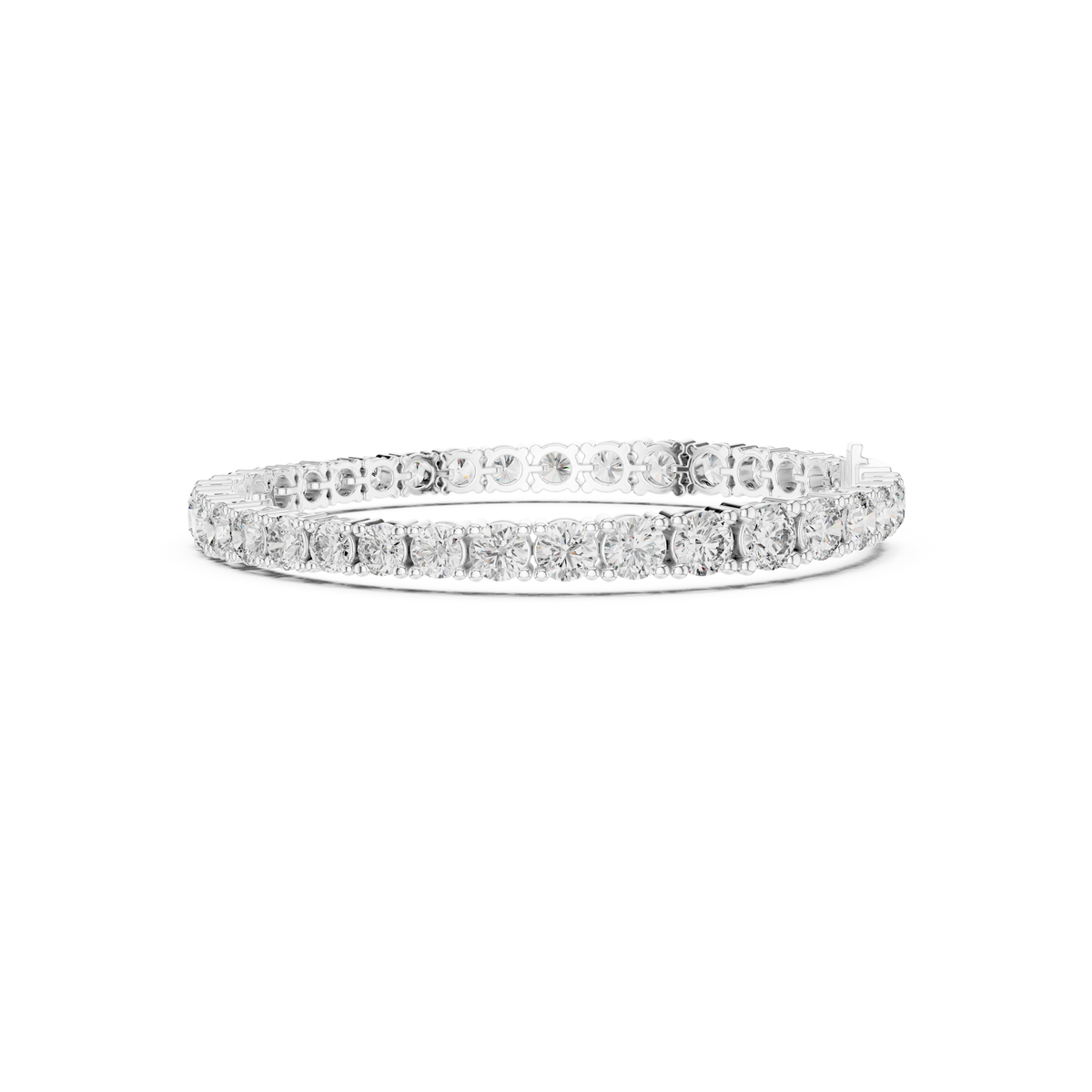 Gold 13 Ct Round Lab Grown Diamond Toine Bracelet