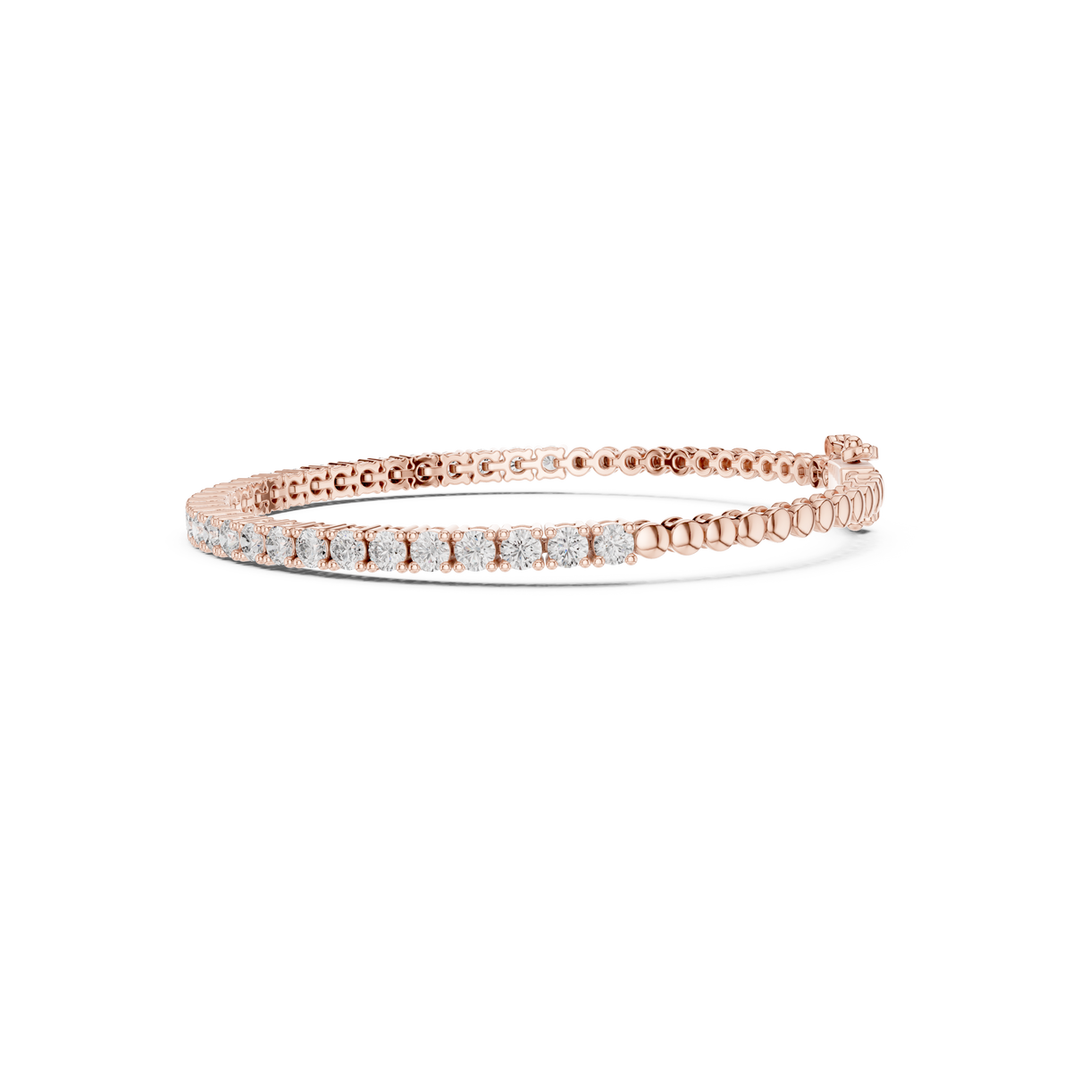 Gold 6Ct Classic Tennis Round Lab Grown Diamond Moana Bracelet