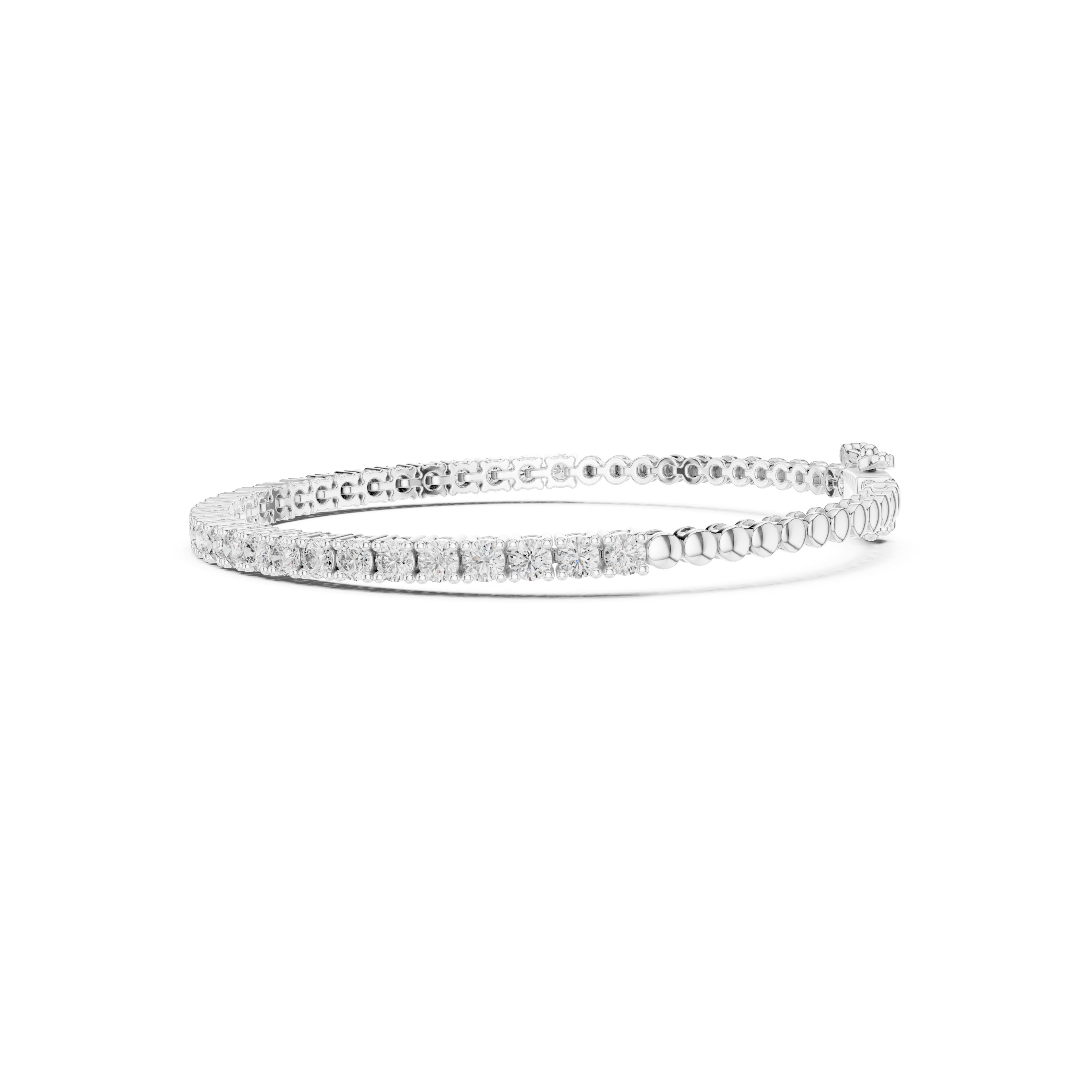 Gold 6Ct Classic Tennis Round Lab Grown Diamond Moana Bracelet