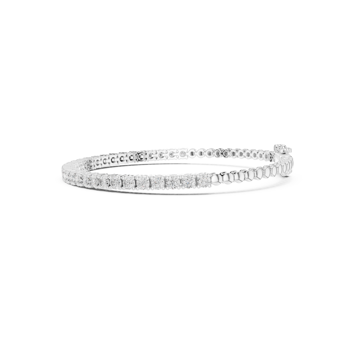 Gold 6Ct Classic Tennis Round Lab Grown Diamond Moana Bracelet