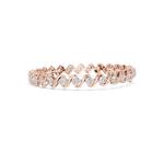 Gold 6Ct Round Cut Lab Grown Diamond Tennis Vorex Bracelet