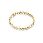 Gold 6Ct Round Cut Lab Grown Diamond Tennis Vorex Bracelet
