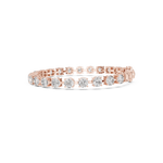 Gold 10Ct Tennis Round Lab Grown Diamond Olga Bracelet