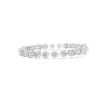 Gold 10Ct Tennis Round Lab Grown Diamond Olga Bracelet