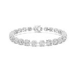 Gold 10Ct Tennis Round Lab Grown Diamond Olga Bracelet