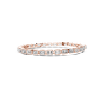 Gold 9Ct Emerald Lab Grown Diamond Tennis Koa Bracelet