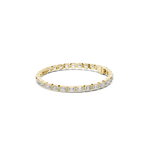 Gold 9Ct Emerald Lab Grown Diamond Tennis Koa Bracelet