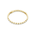 Gold 9Ct Emerald Lab Grown Diamond Tennis Koa Bracelet