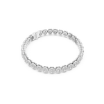 Gold 7Ct Emerald Halo Lab Grown Diamond Suton Bracelet