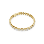 Gold 7Ct Emerald Halo Lab Grown Diamond Suton Bracelet