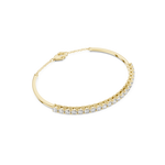 Gold 2Ct Half Tennis Round Lab Grown Diamond Tess Bracelet