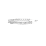 Gold 8Ct Full Tennis Round Lab Grown Diamond Zelda Bracelet