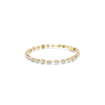 Gold 4Ct Multi Shape Lab Grown Diamond Kasha Solitaire Bracelet