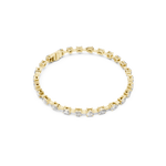 Gold 4Ct Multi Shape Lab Grown Diamond Kasha Solitaire Bracelet
