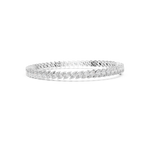 Gold 8Ct Marquise Tennis Lab Grown Diamond Berta Bracelet