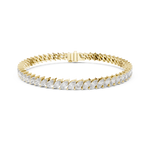 Gold 8Ct Marquise Tennis Lab Grown Diamond Berta Bracelet