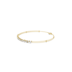 Gold 1 5Ct Tennis Chain Multi Lab Grown Diamond Saba Bracelet
