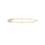 Gold 1 5Ct Tennis Chain Multi Lab Grown Diamond Saba Bracelet