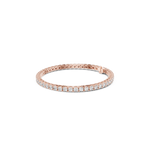 Gold 7Ct Tennis Round Lab Grown Diamond Helen Bracelet