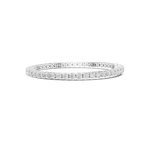 Gold 7Ct Tennis Round Lab Grown Diamond Helen Bracelet