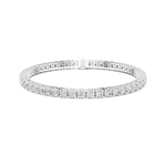 Gold 7Ct Tennis Round Lab Grown Diamond Helen Bracelet