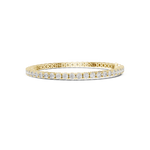 Gold 7Ct Tennis Round Lab Grown Diamond Helen Bracelet