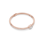 Gold 4Ct Oval Solitaire Cordel Lab Grown Diamond Bracelet