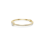 Gold 4Ct Oval Solitaire Cordel Lab Grown Diamond Bracelet