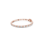 Gold 9Ct Emerald Cut Lab Grown Diamond Naomi Bracelet