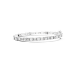 Gold 9Ct Emerald Cut Lab Grown Diamond Naomi Bracelet
