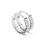 Gold Channel Eternity Row Round Lab Grown Diamond Sovra Earring