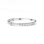 White Gold Pave Link Round Lab Grown Diamond Elvion Bracelet