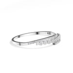 White Gold 1Ct Pave Modern Round Lab Grown Diamond Avirex Bracelet
