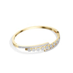 Yellow Gold 1Ct Pave Modern Round Lab Grown Diamond Avirex Bracelet