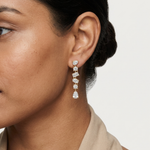Gold 3Ct Mixed Shapes Stone Shapes Lab Grown Diamond Bella Earrings