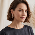 Gold 1Ct Marquise Lab Grown Diamond Biana Earrings